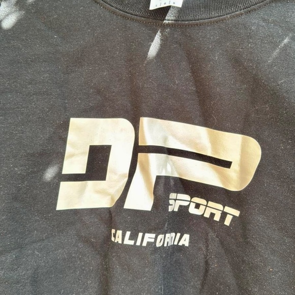 DANIEL PATRICK Sport Women's Large Cropped Sweater SAMPLE Black - Picture 5 of 5